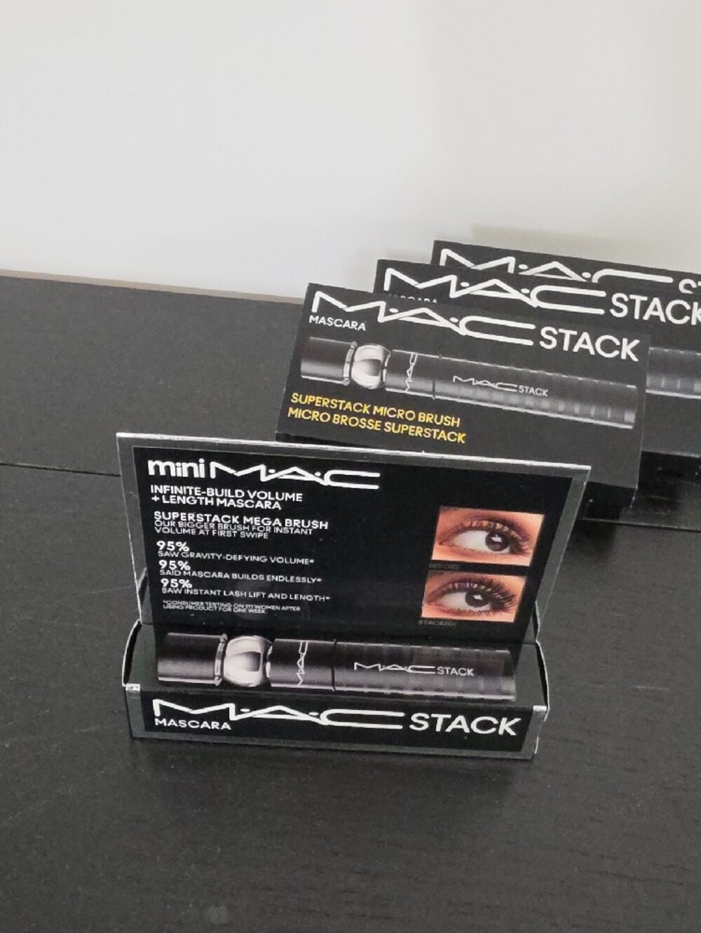 New MAC Stack Black Stack Mascara Bundle - Picture 2 of 5